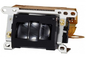 キヤノンの一眼レフ「EOS 5D Mark III」のオートフォーカスセンサー。これがボディの下の方に見込まれています。提供:キヤノン